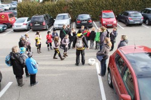 Rückfahrt von der Spielarena in Fachsenfeld